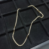 14k 3mm Gold plated Rope Chain Sample FREE Chain Please Leave Review 💯 Limited Time offered