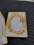 14k Gold Plated Miami Cuban Link 10mm 24inch Chain