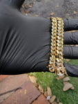 14k Gold Plated Miami Cuban Link 10mm 24inch Chain