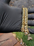 14k Gold Plated Miami Cuban Link 10mm 24inch Chain