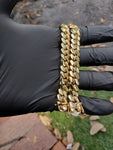 14k Gold Plated Miami Cuban Link 10mm 24inch Chain