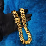 14k gold-plated Miami Cuban Link 22mm Big Chain