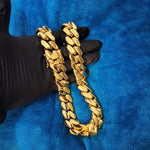 14k gold-plated Miami Cuban Link 22mm Big Chain