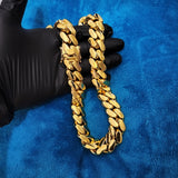 14k gold-plated Miami Cuban Link 22mm Big Chain