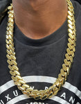 14k gold-plated Cuban link 18mm Chain