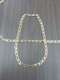 14k Gold filled Women Cuban link Chain and Bracelet