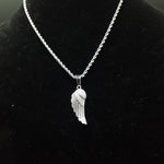 14k white Gold Plated 4mm Rope chain and Pendant