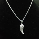 14k white Gold Plated 4mm Rope chain and Pendant