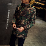 Fashion Camouflage Men Casual Military Men's Winter jacket with fur a hood