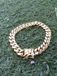 14k 10mm Cuban link bracelet