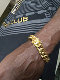 14k 12mm Cuban link bracelet