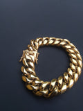 14k 14mm Cuban link bracelet