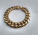 14k 14mm Cuban link bracelet