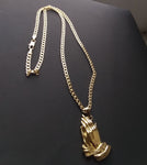 18k Gold Filled 4mm Chain and Pendant