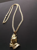 18k Gold Filled 4mm Chain and Pendant