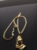 18k Gold Filled 4mm Chain and Pendant