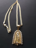 18k Gold Filled 4mm Chain and Pendant