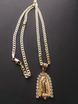 18k Gold Filled 4mm Chain and Pendant