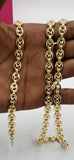 14k Gold Filled Puff Chain and Bracelet