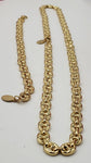 14k Gold Filled Puff Chain and Bracelet