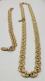 14k Gold Filled Puff Chain and Bracelet