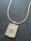 18k Gold Filled 4mm Chain and Pendant