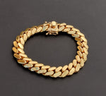 Gold Plated Miami Cuban link 15mm Bracelet