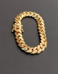 Gold Plated Miami Cuban link 15mm Bracelet