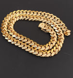 14k Gold Plated Miami Cuban Link 12mm 24inch Chain