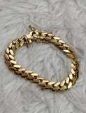 Gold Plated Miami Cuban link 12mm Bracelet