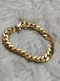 Gold Plated Miami Cuban link 12mm Bracelet