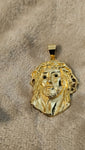 14k gold plated Jesus pendant