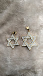 14k gold plated Star David pendant