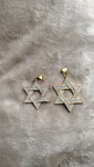 14k gold plated Star David pendant