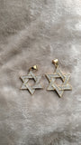 14k gold plated Star David pendant