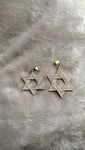 14k gold plated Star David pendant