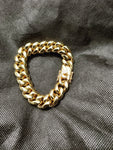 On Sale Now 18k Gold Plated 16mm Cuban link bracelet