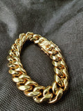 On Sale Now 18k Gold Plated 16mm Cuban link bracelet