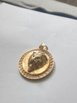 14k gold plated Lion 🦁 pendant