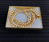 14k Gold Plated Miami Cuban Link 15mm 24inch Chain