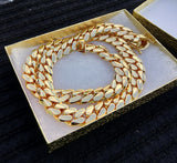 14k Gold Plated Miami Cuban Link 15mm 24inch Chain