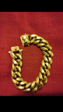 14k 16mm Cuban link bracelet