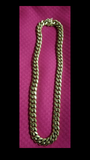 14k 14mm Gold Plated Cuban Link Chain