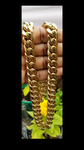 14k 14mm Gold Plated Cuban Link Chain