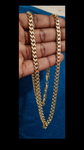 14k 6mm Gold Plated Cuban Link Chain